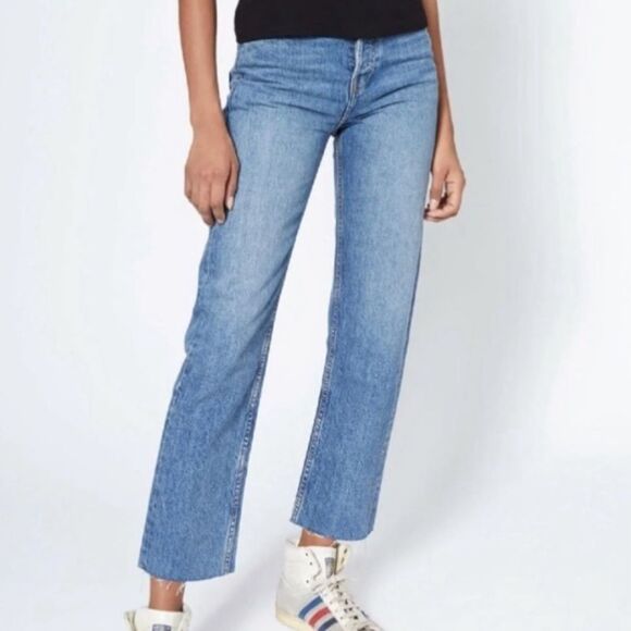 Re/Done Denim - RE/DONE 70’s High Rise Stove Pipe Jean